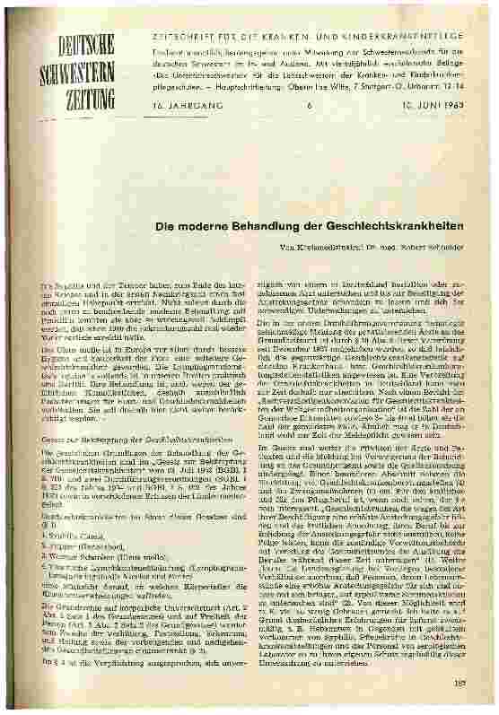 Vorschauseite 1: Die moderne Behandlung der Geschlechtskrankheiten