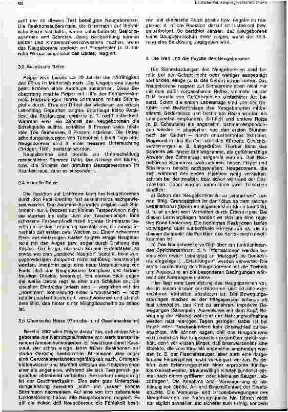 Vorschauseite 2: Psychologie des Neugeborenen