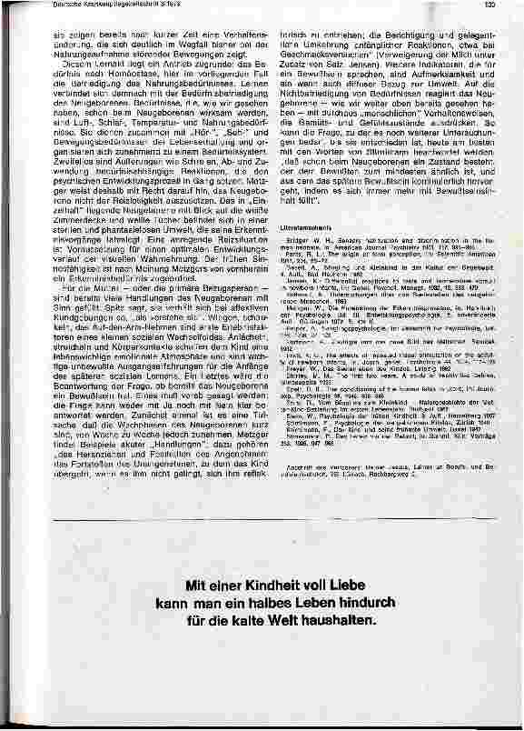 Vorschauseite 3: Psychologie des Neugeborenen
