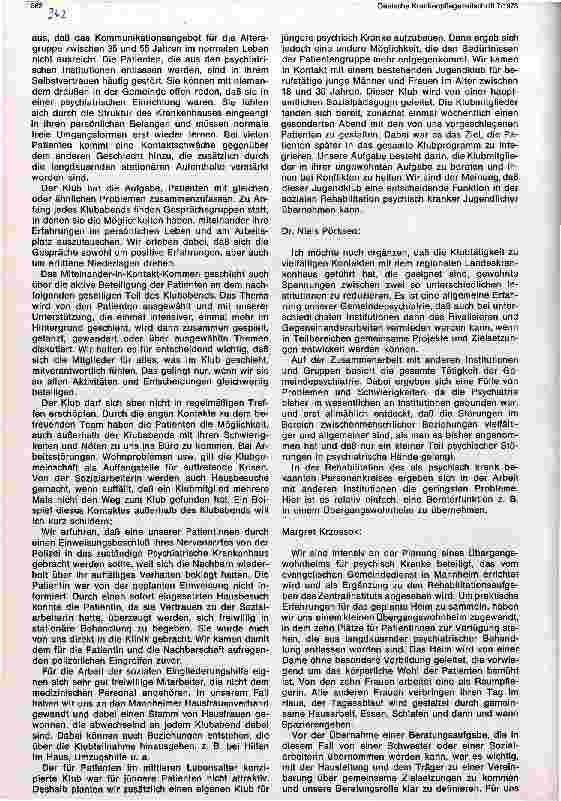 Vorschauseite 2: Praktische Erfahrungen in der Gemeindepsychiatrie Aus medizinischer Sicht - aus pflegerischer Sicht