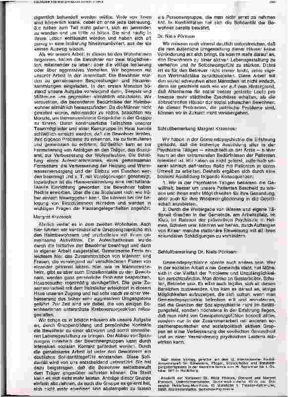 Vorschauseite 5: Praktische Erfahrungen in der Gemeindepsychiatrie Aus medizinischer Sicht - aus pflegerischer Sicht