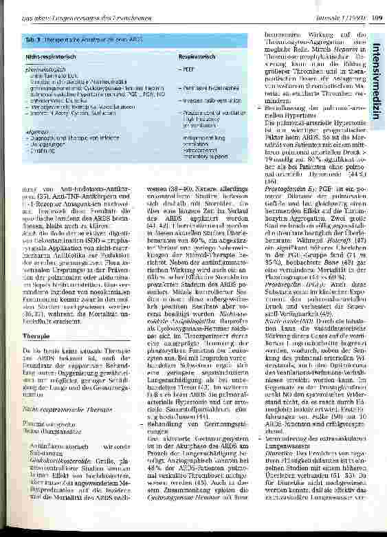 Vorschauseite 4: Das akute Lungenversagen des Erwachsenen