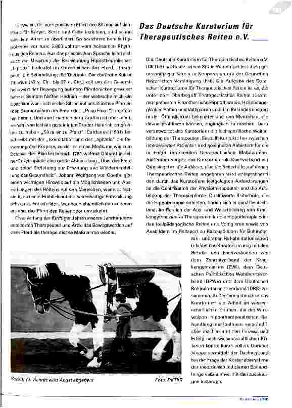Vorschauseite 2: Therapiepartner Pferd
