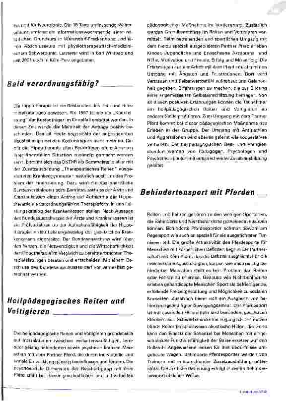 Vorschauseite 6: Therapiepartner Pferd