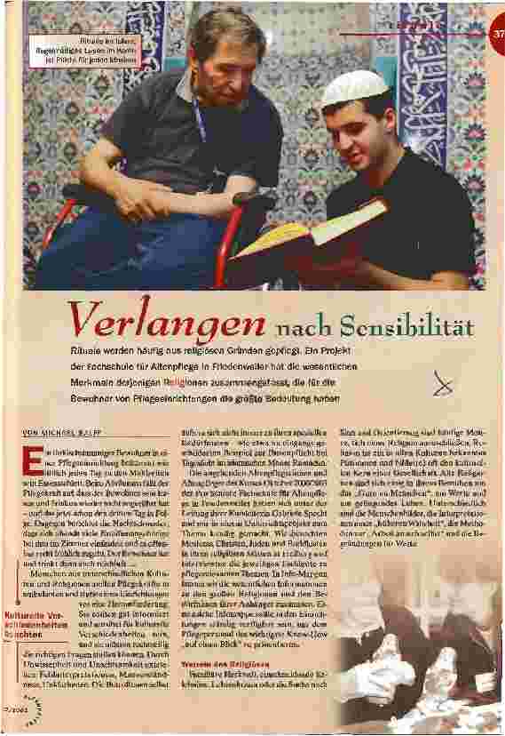 Vorschauseite 1: Verlangen nach Sensibilität