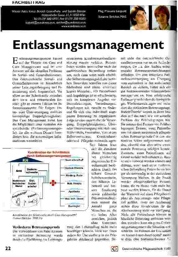 Vorschauseite 1: Entlassungsmanagement