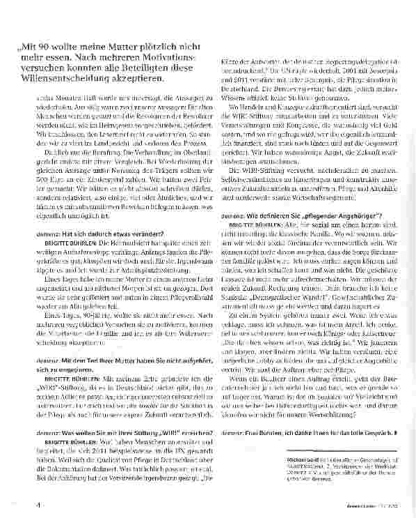 Vorschauseite 3: Wir müssen für unsere Wertschätzung kämpfen