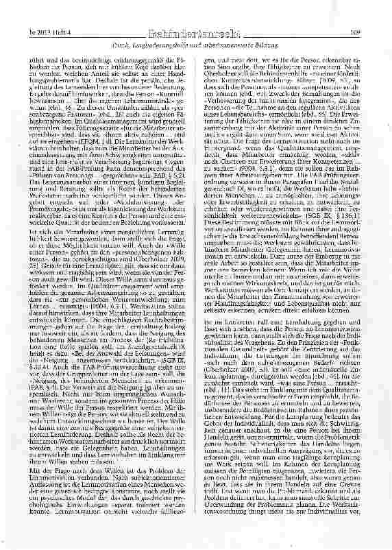 Vorschauseite 5: Eingliederungshilfe und arbeitsorientierte Bildung