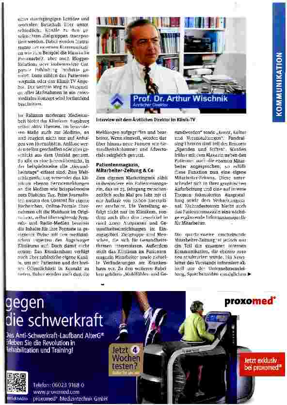 Vorschauseite 2: Klinik-Kommunikation crossmedial integrieren