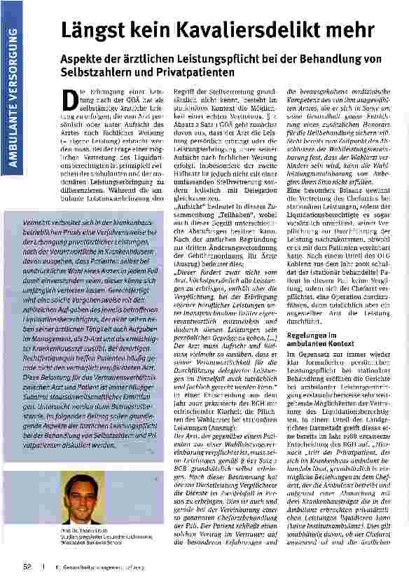 Vorschauseite 1: Längst kein Kavaliersdelikt mehr