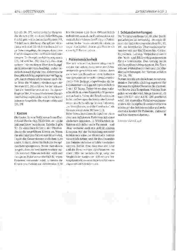 Vorschauseite 4: Überwachung von Dampfsterilisationsprozessen in der Zahnarztpraxis