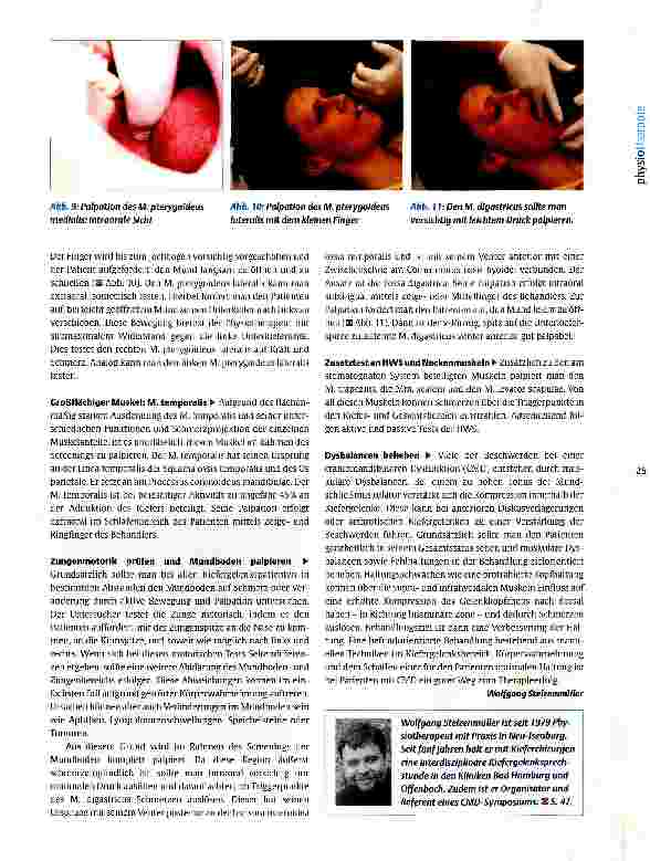 Vorschauseite 4: Screening bei craniomandibulärer Dysfunktion Kiefergelenkstörungen auf der Spur