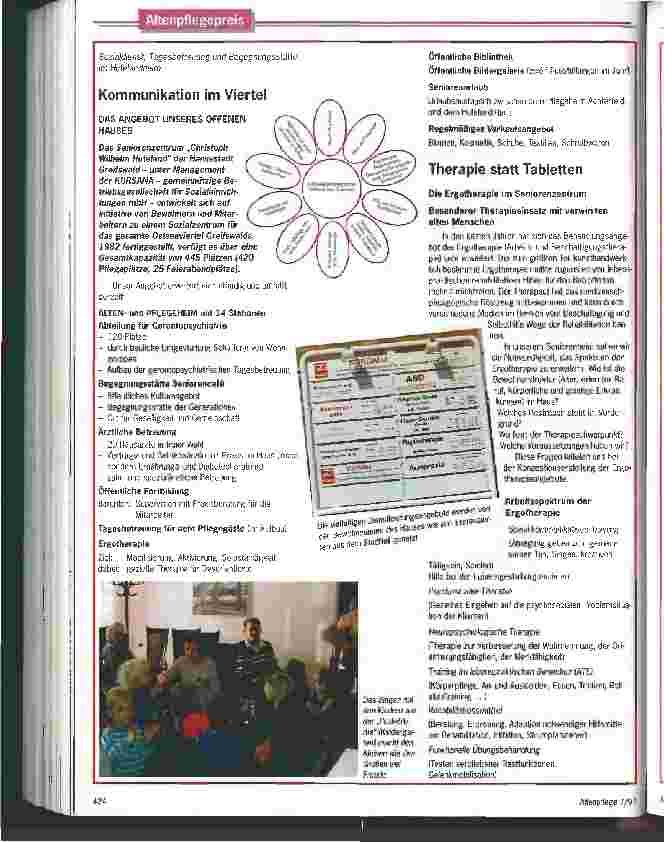 Vorschauseite 3: Wir sind auf dem richtigen Weg Mitarbeiterteam engagiert sich für ein individuelles Pflegekonzept