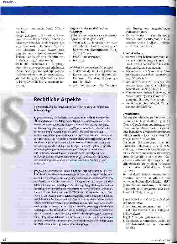 Vorschauseite 2: Medizinische Fußpflege in der Altenhilfe