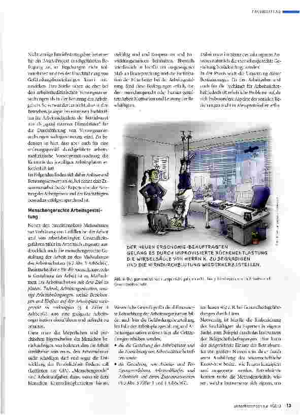 Vorschauseite 2: Beispiele für die Zusammenarbeit von Betriebsärzten und Fachkräften für Arbeitssicherheit
