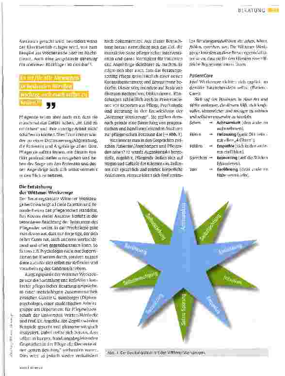Vorschauseite 3: Wie kann Beratung in der Pflege gelingen?
