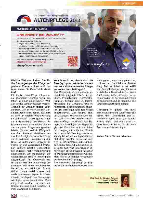 Vorschauseite 4: Preisträgerin im Gespräch: Miriam J. Hirschfeld