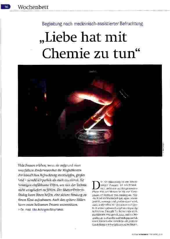Vorschauseite 1: Liebe hat mit Chemie zu tun