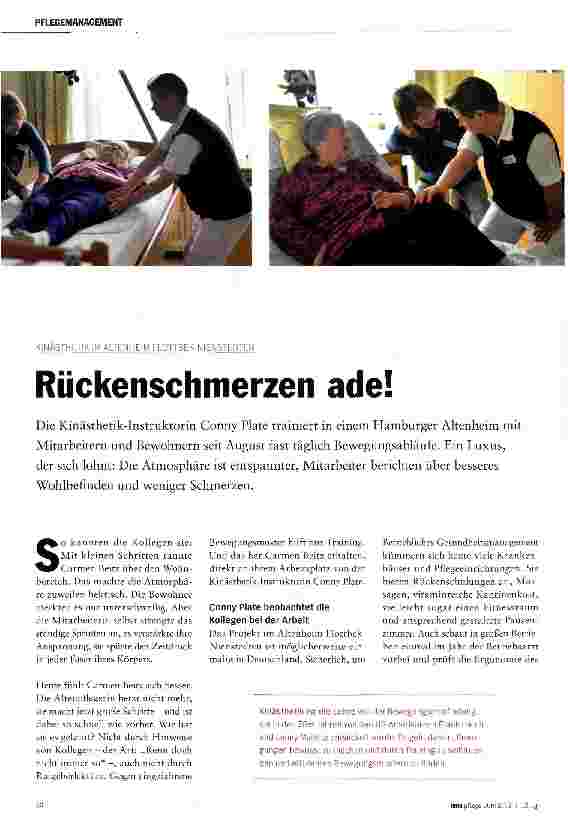 Vorschauseite 1: Rückenschmerzen ade!