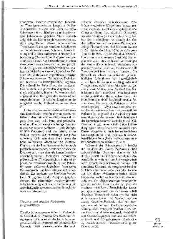 Vorschauseite 3: Noch nicht da und schon in Gefahr- Notfälle während der Schwangerschaft