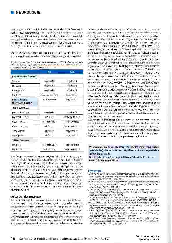 Vorschauseite 4: Bilaterales Training der oberen Extremität nach Schlaganfall mit dem „Neurosynchron