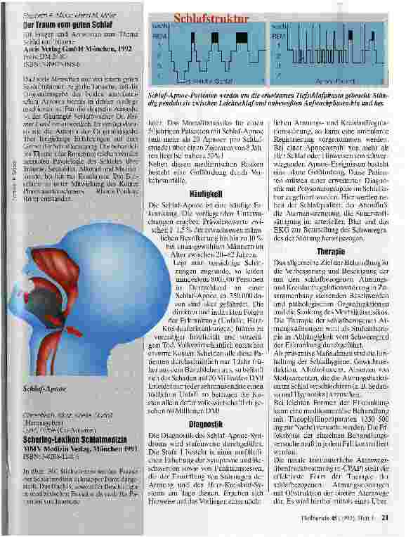 Vorschauseite 2: Theorie und Grundlagen der Schlaf-Apnoe