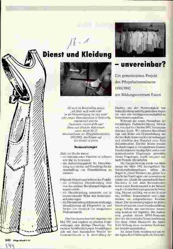 Vorschauseite 1: Dienst und Kleidung - unvereinbar?