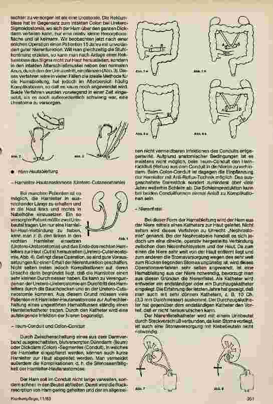 Vorschauseite 2: Vorerkrankungen/ Stroma-Arten künstlicher Harnableitungen