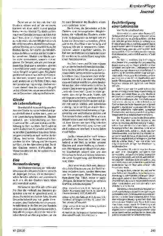 Vorschauseite 4: Dein Glaube hat dir geholfen