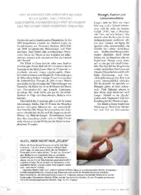 Vorschauseite 3: Selbst etwas bewirken Naturmedizin