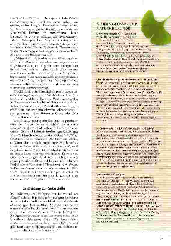 Vorschauseite 4: Selbst etwas bewirken Naturmedizin