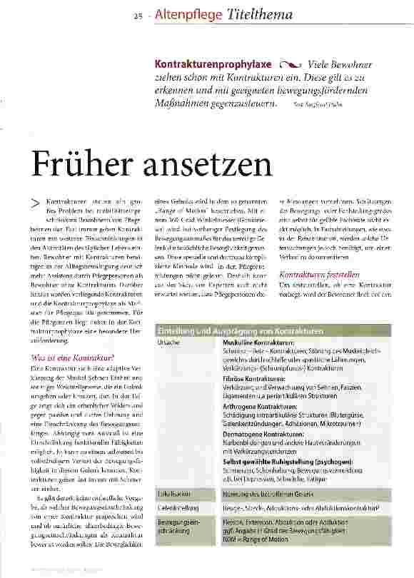 Vorschauseite 2: Früher ansetzen