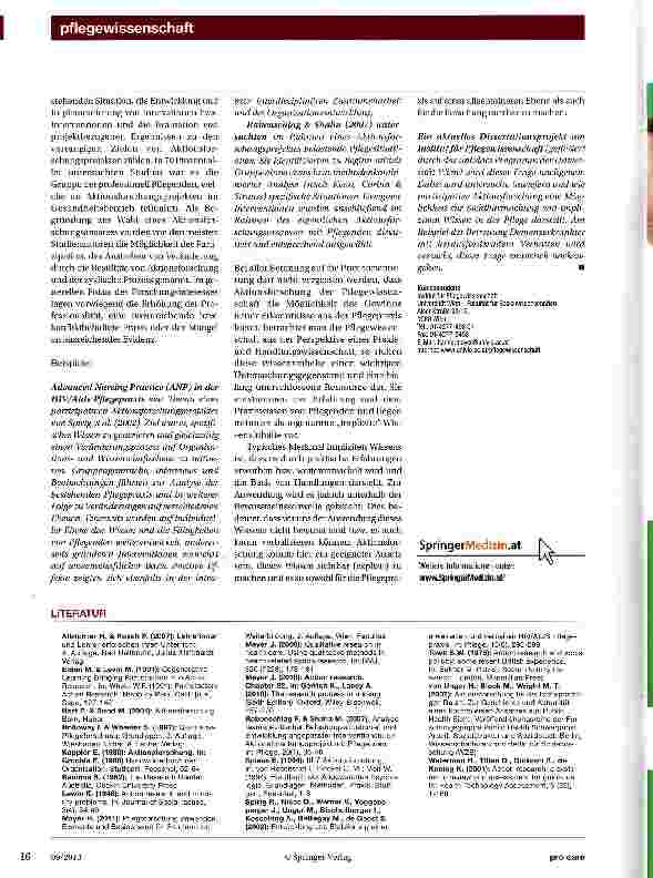 Vorschauseite 5: Aktionsforschung - „Be part of it