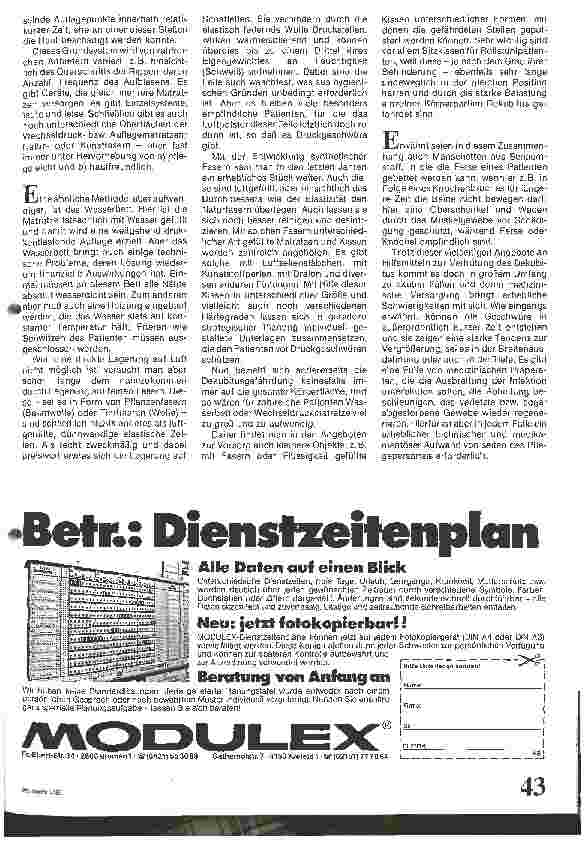 Vorschauseite 3: Dekubitus - ein Problem trotz allen Fortschritts