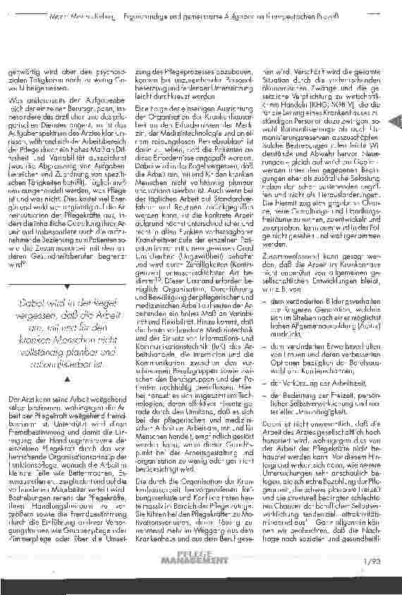 Vorschauseite 3: Eigenständige und gemeinsame Aufgaben im therapeutischen Prozeß aus pflegerischer und ärztlicher Sicht