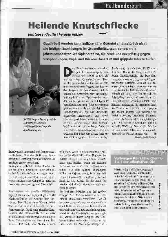 Vorschauseite 1: Heilende Knutschflecke