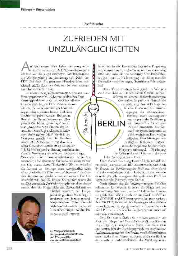 Vorschauseite 1: ZUFRIEDEN MIT UNZULÄNGLICHKEITEN