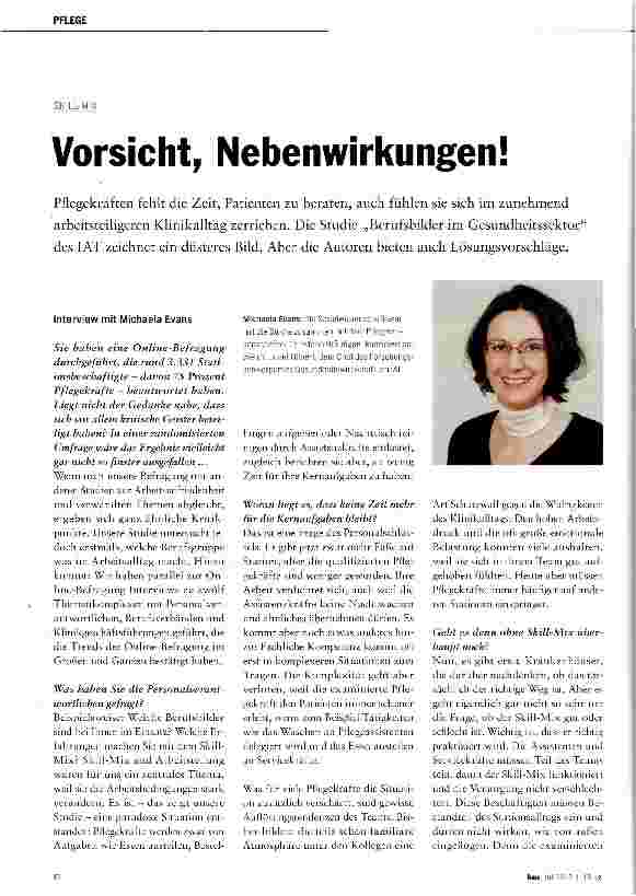 Vorschauseite 1: Vorsicht, Nebenwirkungen!
