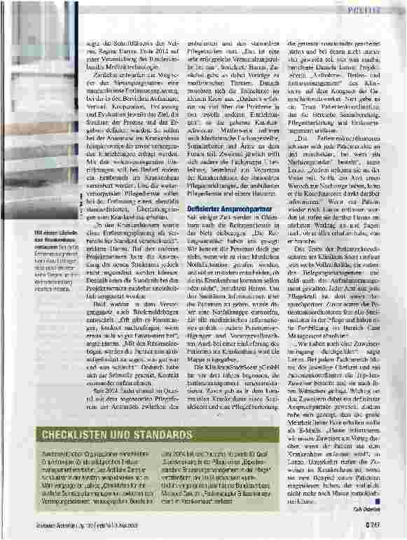 Vorschauseite 2: „Nur durch ständigen Dialog hat sich manches verändert