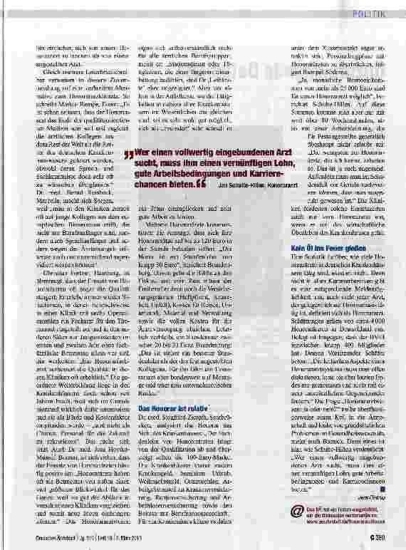 Vorschauseite 2: „Das Symptom, nicht die Krankheit