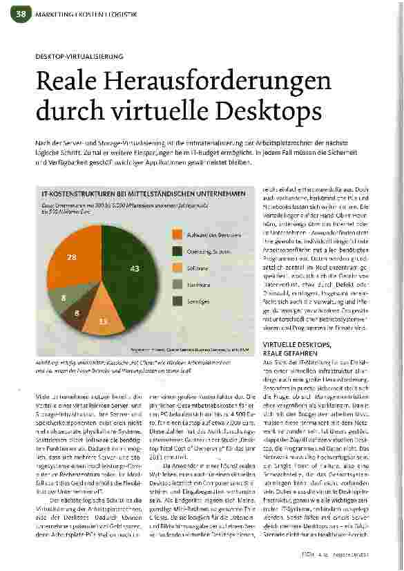 Vorschauseite 1: Reale Herausforderungen durch virtuelle Desktops