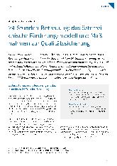 Vorschauseite 1: 24-Stunden-Betreuung: das österreichische Förderungsmodell und Maßnahmen zur Qualitätssicherung