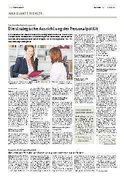 Vorschauseite 1: Die strategische Ausrichtung der Personalpolitik