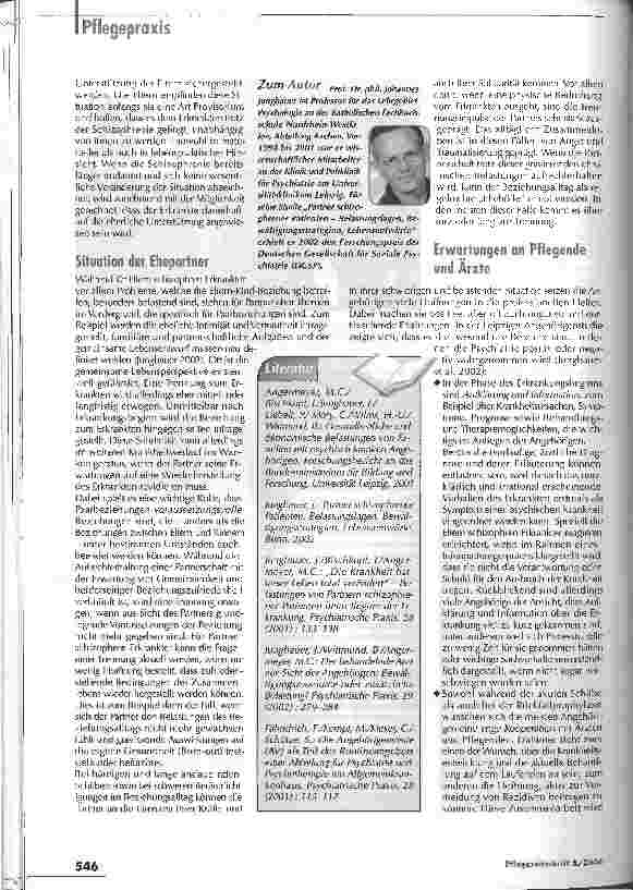 Vorschauseite 3: Wenn das Vertraute fremd wirdSchizophrenie - die Perspektive der Angehörigen