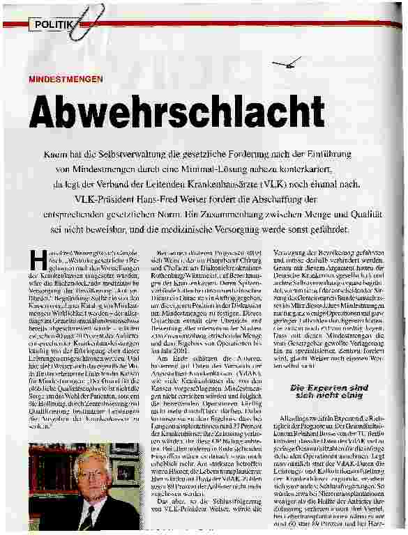 Vorschauseite 1: Abwehrschlacht