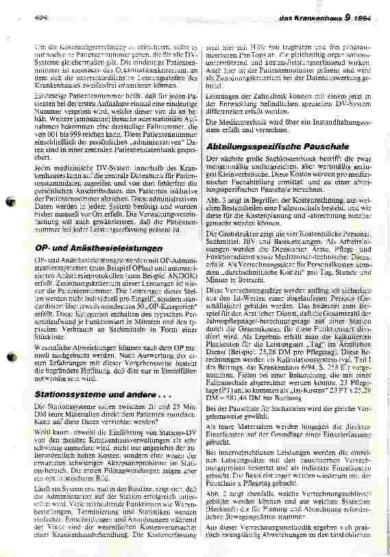 Vorschauseite 4: Kostenträgerrechnung und interne Budgetierung ab 1995/96 Neue Formen der Kostenund Leistungsplanung (II)