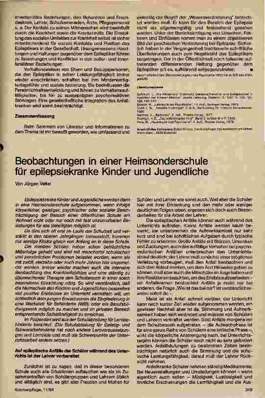 Vorschauseite 4: Resultiert aus einer Epilepsie zwangsläufig eine epileptische Wesensveränderung?
