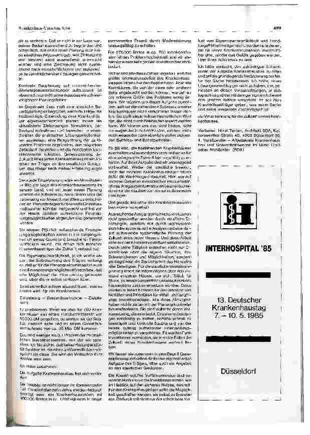 Vorschauseite 4: Generalplanungen im Krankenhausbau