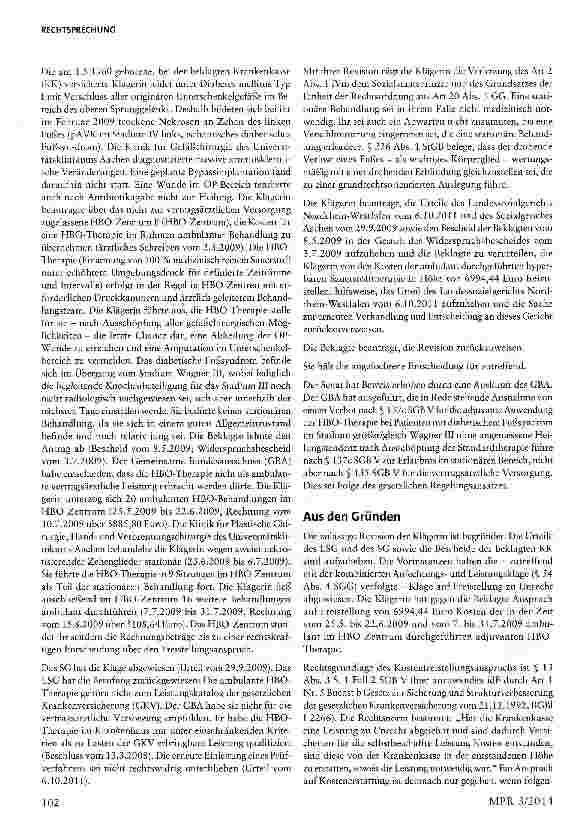 Vorschauseite 2: Willkürliche Verweigerung der Empfehlung neuer Behandlungsmethoden durch den G-BA als Systemversagen§§ 2 Abs. 1 S. 3, 12 Abs. 1, 13 Abs. 3, 27 Abs. 1, 92 Abs. l S. 2 Nr. 5, 135 Ab…