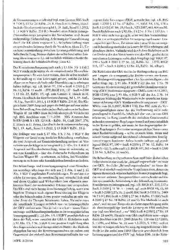 Vorschauseite 3: Willkürliche Verweigerung der Empfehlung neuer Behandlungsmethoden durch den G-BA als Systemversagen§§ 2 Abs. 1 S. 3, 12 Abs. 1, 13 Abs. 3, 27 Abs. 1, 92 Abs. l S. 2 Nr. 5, 135 Ab…
